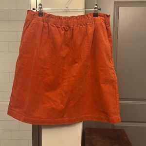 Corduroy skirt